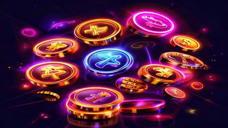 Giao diện game nổ hũ với bảng thưởng và vòng quay miễn phí